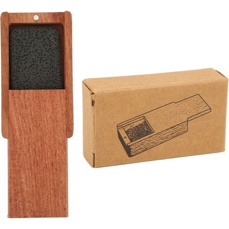 Diffuseur d'Huiles Essentielles en Bois Silencieux - Décoration Naturelle pour Maison, Bureau et Voiture (1/5)