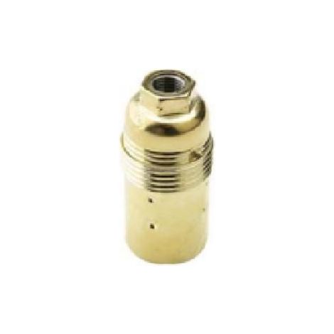 Portalampada fai attacco e14 57x16 mm ottone - 1041/f