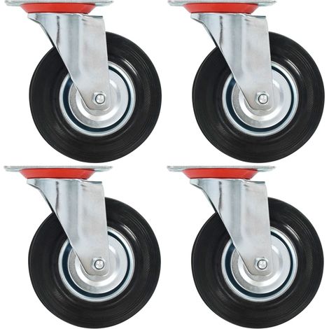 Ruedas giratorias 8 unidades 125 mm vidaXL