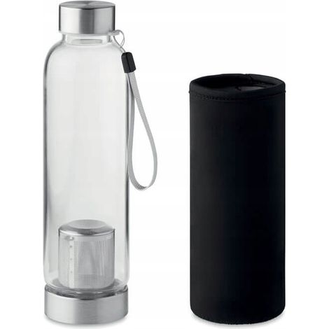 Glasflasche mit Tee-Ei, 500 ml, Tee-Ei fürs Büro