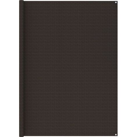 Tapis de tente Terrasse Salon Cuisine - Tapis de jardin 300x400 cm Marron BV479013 - BonneVie (1/4)