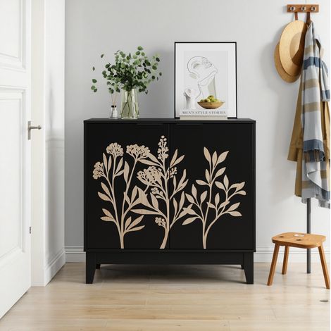 mobile credenza 80 cm contenitore intagliato salvaspazio OKMYHOME (1/5)