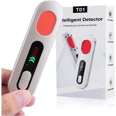 Détecteur de punaises de lit 5 en 1 avec 6 niveaux de sensibilité, détecteur de caméra cachée, avec écran, détecteur de suivi RF et GPS, appareil d'écoute portable pour hôtel, bureau, voyage (1/5)