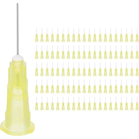 100 Pcs Aiguilles De Distribution Pointe À Bout Mousse 0,5" 30G (1/5)
