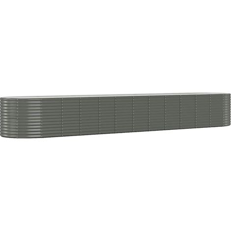 Maison Exclusive - Hochbeet Pulverbeschichteter Stahl 507x100x68 (1/5)