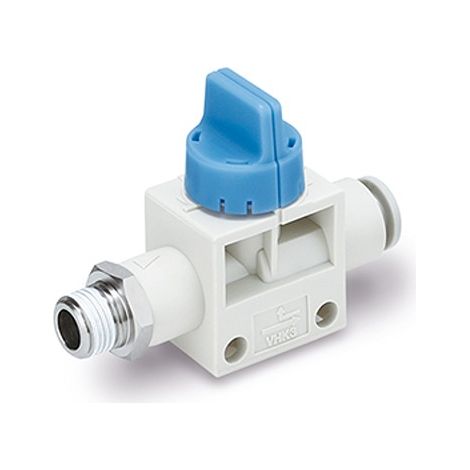 Vanne pneumatique SMC VHK Vanne à commande manuelle Air Operated, R 1/8, 1/8mm ( Prix pour 1 )
