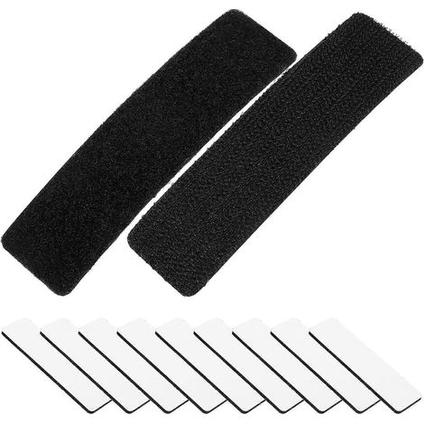Bande adhésive pour tapis avec crochets et boucles pour fixer les canapés, 100 bandes par paquet (1/5)