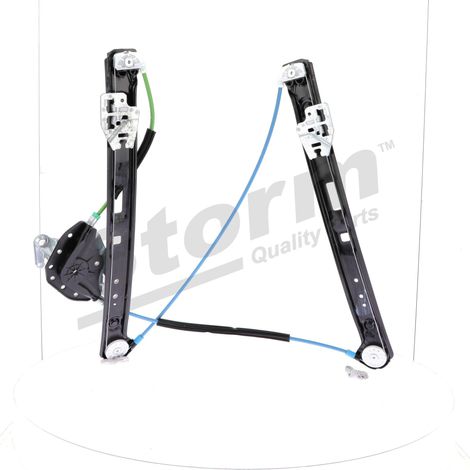 Mécanisme de lève-vitre avant droit compatible BMW 51330018130 (1/4)