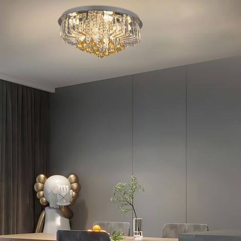 Modern Kronleuchter Kristall Leuchte,Luxus Gold Deckenleuchte Für Wohnzimmer E14 (1/5)
