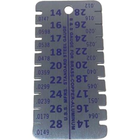 Jauge d'épaisseur polyvalente en acier inoxydable pour usage domestique (1/5)