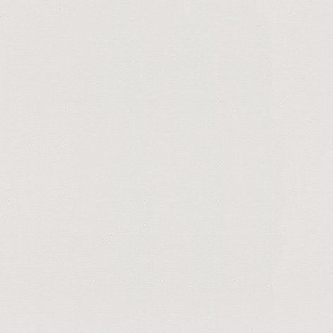 Papier peint tendance blanc idéal chambre | Papier peint scandinave blanc pour couloir | Tapisserie moderne unie aspect textile - 10,05 x 0,53 m (1/5)