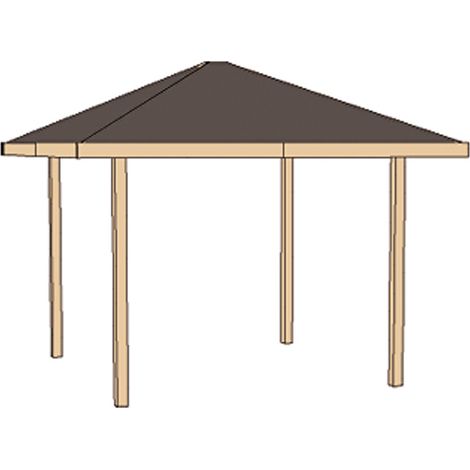 Gartenoase 651 Gr.2 Maße ü.a.: B 333 x T 333cm