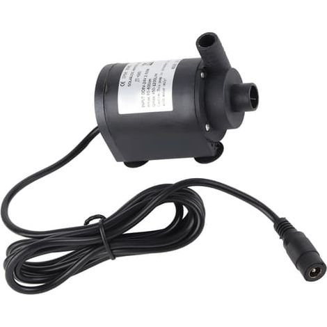 Pompe de circulation d'eau chaude solaire 24 V CC 1000 L/h, moteur sans balais, hauteur de refoulement 7 m (1/5)
