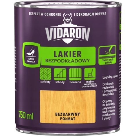 Barniz para madera incoloro sin imprimación 0,75 l (1/5)