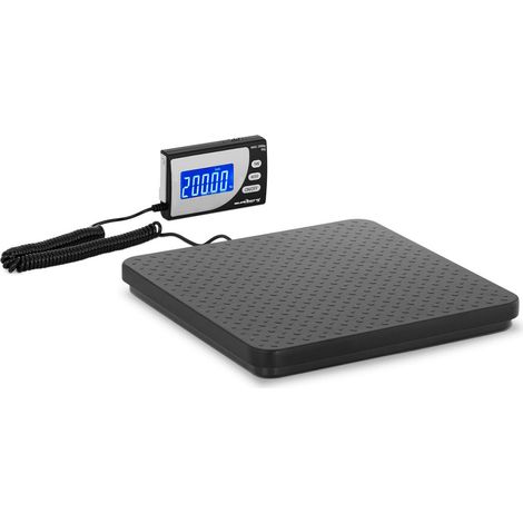 Pèse-colis numérique 200 kg / 100 g 30 x 30 cm écran LCD terne