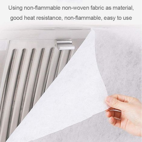 Filtre à graisse en papier non tissé pour hotte de cuisine, 10m de long, 46cm de large