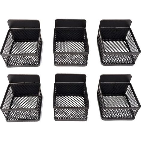 Organisateur magnétique pour sachets de thé - boîte en métal noir - lot de 6 - aimant puissant - les réfrigérateurs et le rangement dans les garde-manger (1/5)