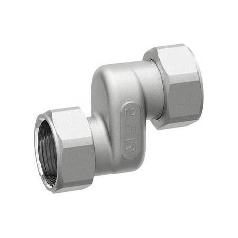 RACCORDO ECCENTRICO CROMATO CON CALOTTE MOBILI Misura: 3/4"