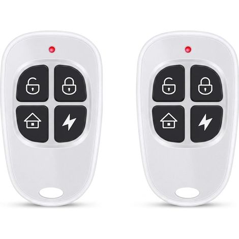 Télécommandes pour Système d’Alarme, Lot de 2 (1/4)