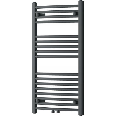 Radiador secatoallas eléctrico 372W 90x50x5,2cm, Gris (1/4)