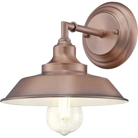 [NEUWERTIG] B-Ware Westinghouse Wandleuchte Wandlampe Iron Hill Kupfer Vintage Stil Glockenform