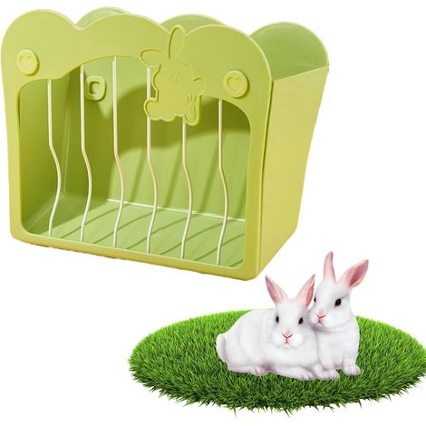 Mangereau Foin Lapin Exterieur, Accrocher Pour Lapins Cobayes Chinchillas Petits Animaux (1/5)