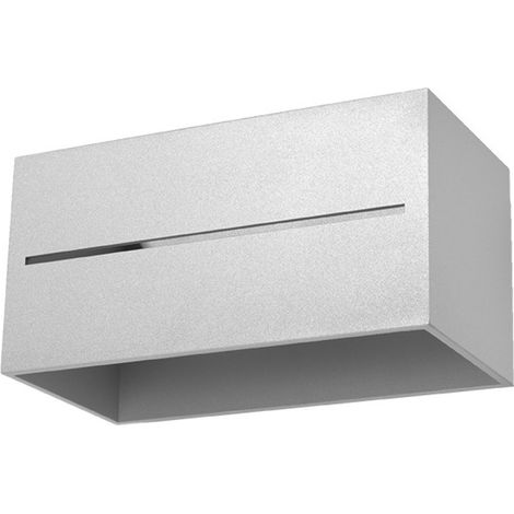BASALT-WANDLAMPE 2 G9 GRAU ALU LUMILO 05.279.29