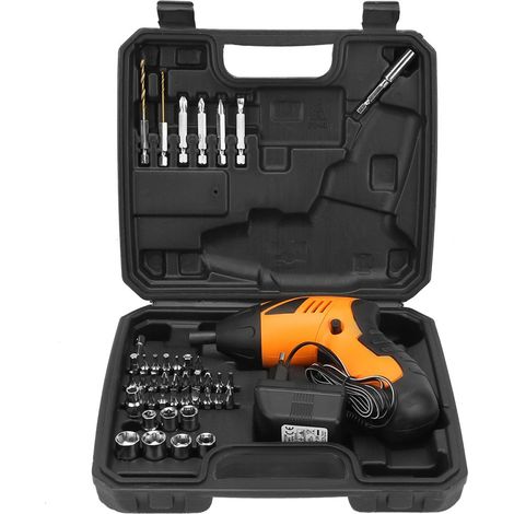 Ensemble d'outils électriques comprenant une perceuse-visseuse sans fil rechargeable Li-ion 4,8 V, prise UE 230 V (1/5)