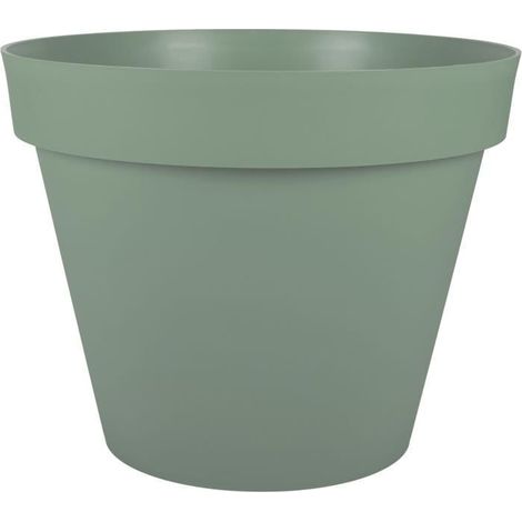 EDA PLASTIQUE - Maceta redonda Toscane - Ø 60 x H47 cm - 76 L - Laurel verde