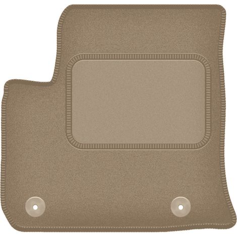 Fahrermatte aus Samt für: Seat e-Mii Schrägheck (ab 2019) beige