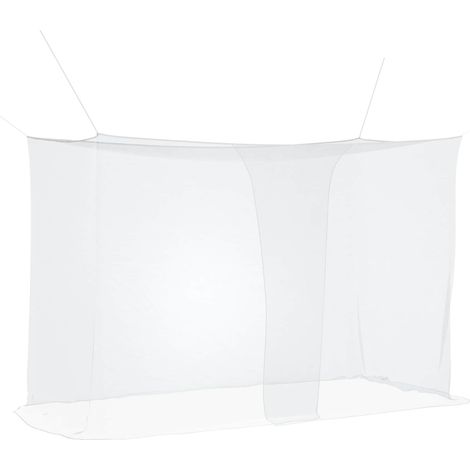 Mosquito Net for Bed 156 Mesh 3 pcs White Polyester vidaXL