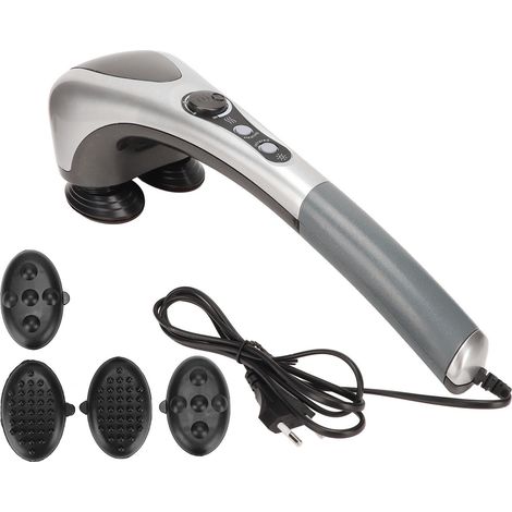 Masseur dorsal portatif double nœud confortable pour maison, appareil de massage mains épaules jambes pieds, prise UE 220V (1/5)