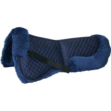 nero bordo naturale - Protection dorsale gagnante en agneau naturel avec zip