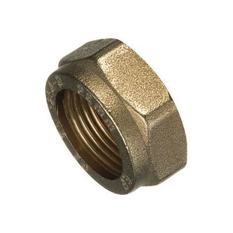 PrimaPlus 28mm Brass Compression Nuts - Pack of 10