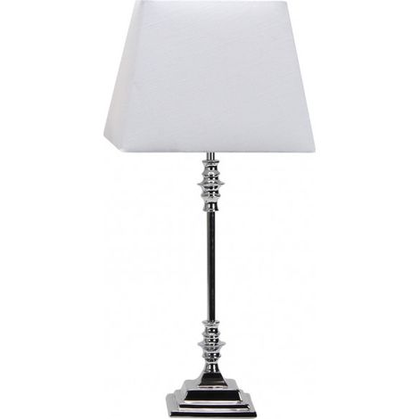 FABRILAMP Sobremesa Shubunkin E27 Cromo Blanco