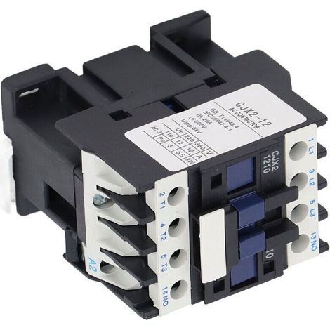 Contattore CA CJX2-1210 Alimentatore ad alta sensibilità per sistemi elettrici 12 A 50 Hz 220 V (1/5)