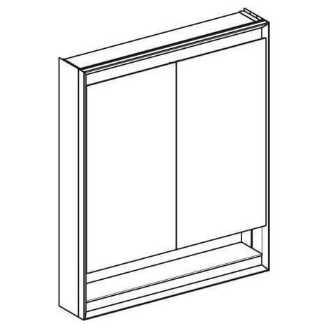 Geberit ONE Spiegelschrank mit ComfortLight, 2 Türen, (1/5)