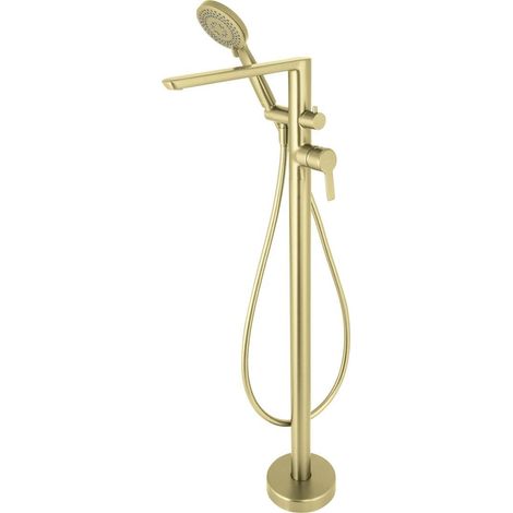 Deante Arnika rubinetto per vasca in oro spazzolato – design moderno