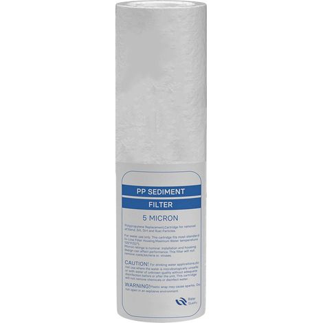 Desineo – Cartouche filtrante anti-sédiment 5 microns – Compatible porte filtre 9-3/4 à 10 pouces – Filtration efficace pour eau claire