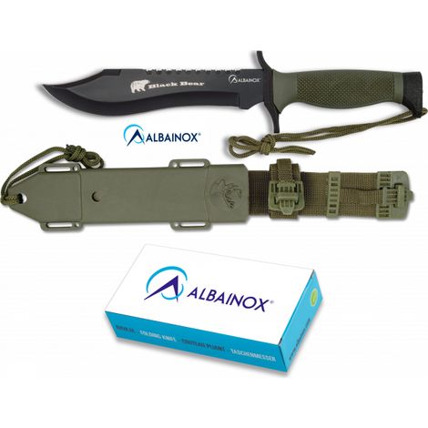 Küchenmesser Martinez Albainox black bear Edelstahl 18cm