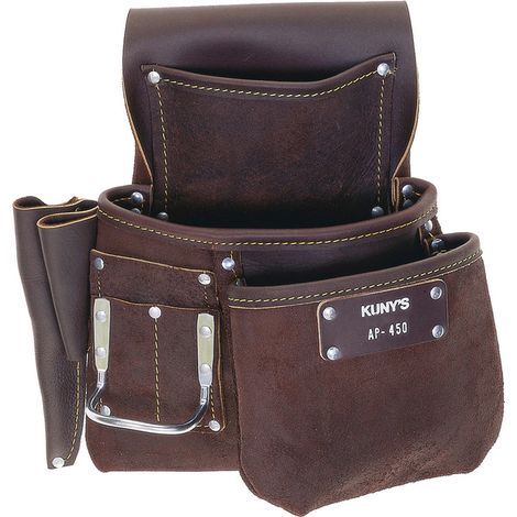 Kunys AP-450 Leather Journeyman Half Apron