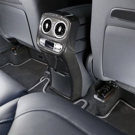 Rear air conditioning vent decorative stickers are suitable for 2019-2021 Mercedes-Benz G-Class W463, G350, G400, and G500. (1/4)