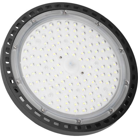 Lampe industrielle 100 W pour entrepôt, éclairage LED haute luminosité avec crochet de suspension, 85-265 V CA (1/5)