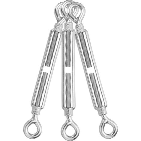 Pack De 3 M10 Tendeurs Oeil-Oeil pour Câble Et Corde Métallique (1/5)