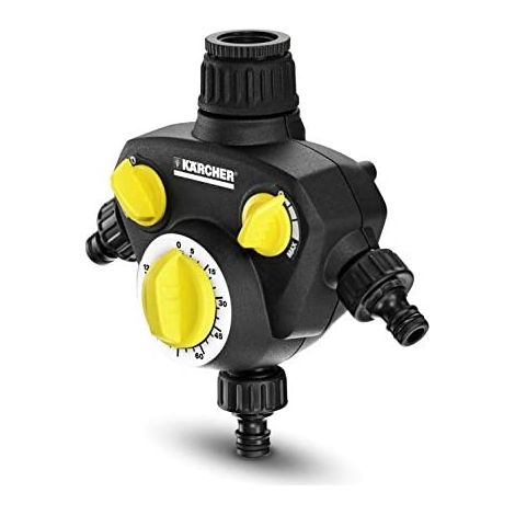 Kärcher WT 2.000 Negro, Amarillo Temporizador de riego mecánico