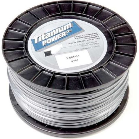 Fil Titanium 3,5 mm x 97 m, carré, bi-matière, bobine (1/5)