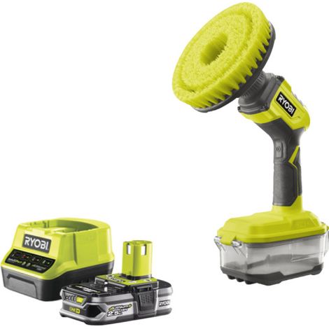 Confezione RYOBI Spazzola elettrica 18V OnePlus R18CPS-0 - 1 batteria 2,5Ah - 1 caricatore rapido - RC18120-125