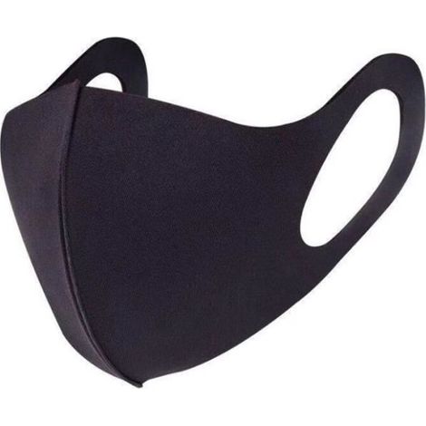 Lot de 10pcs Masques en soie glacée - Marque - Modèle - Noir - Adulte - Mixte (1/4)