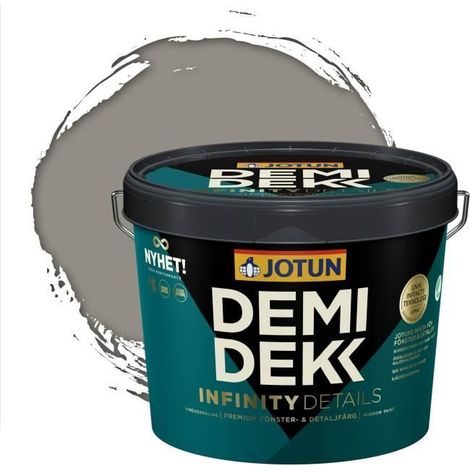 JOTUN - Peinture Bois, Lasure Opaque Satinée - RAL 7030 - Gris Pierre - 3L (1/2)