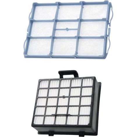 Pièces d'aspirateur 2 pièces (filtre moteur 1 pièces + filtre HEPA 1 pièces) pour série Bosch BSGL VSZ BSD BSA (1/5)